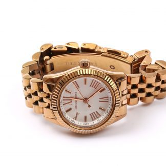 DAMUR MICHAEL KORS Q 26,5MM, MODELL: MK-3230 LEXINGTON, ROSÉGULDFÖRGYLLT STÅL